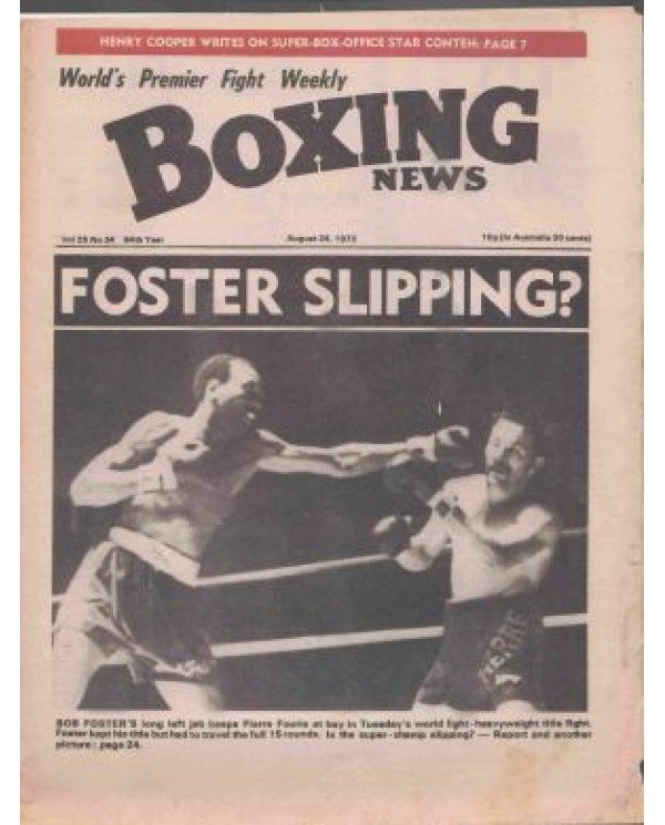 Boxing News magazine Download PDF 24.8.1973