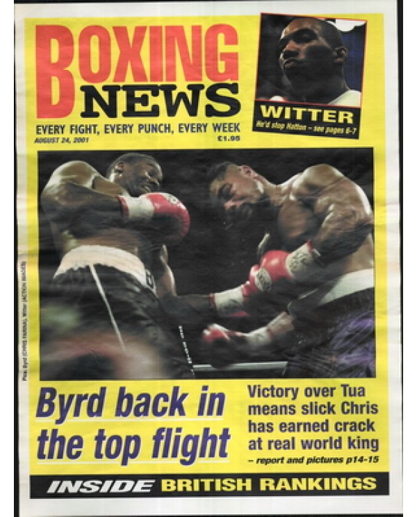 Boxing News magazine 24.8.2001 Download pdf