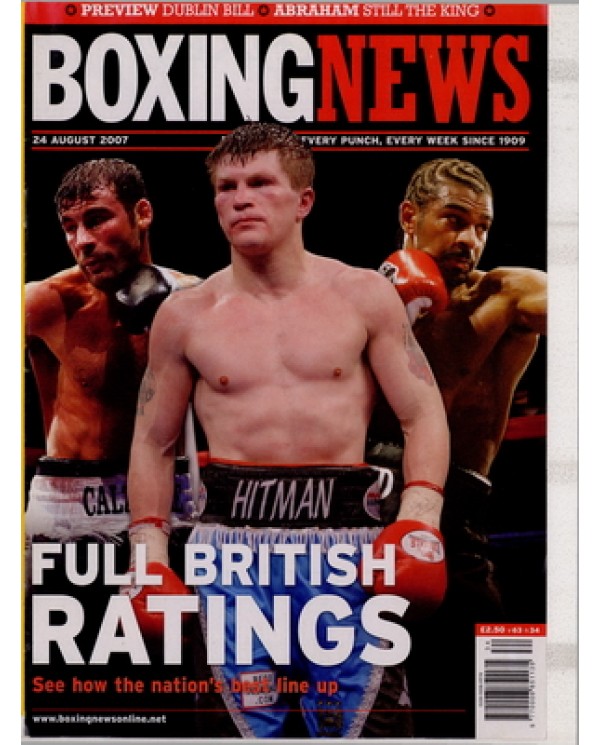 Boxing News magazine 24.8.2007 Download pdf