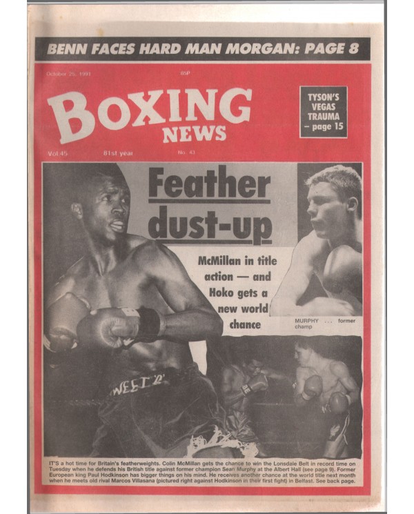 Boxing News magazine Download  25.10.1991.pdf