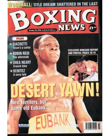 Boxing News magazine 25.10.1996 Download pdf