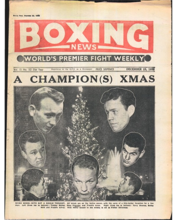 Boxing News magazine 25.12.1959 Download pdf