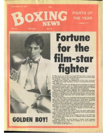 Boxing News magazine 25.12.1987 Download pdf