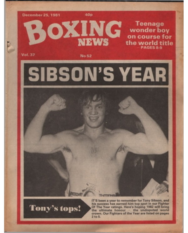 Boxing News magazine 25.12.1981 Download pdf