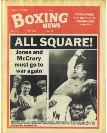 Boxing News magazine 25.3.1983 Download pdf