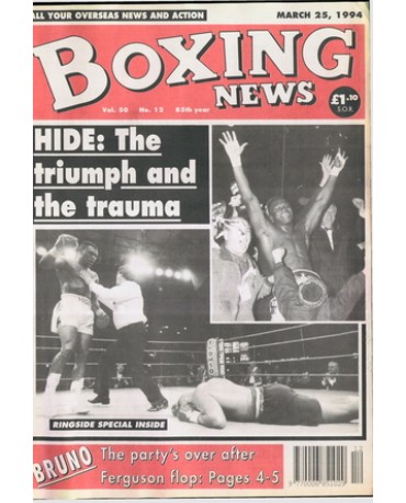 Boxing News magazine 25.3.1994 Download pdf