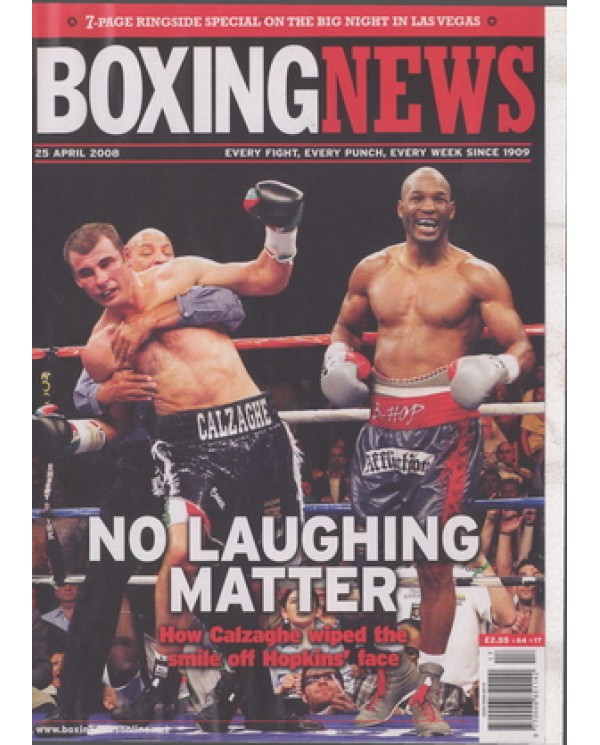 Boxing News magazine  25.4.2008  Download pdf