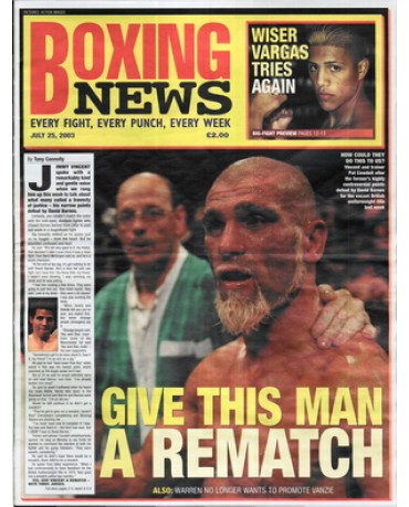 Boxing News magazine 25.7.2001 Download pdf