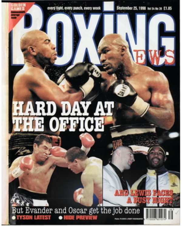 Boxing News magazine 25.9.1998 Download pdf