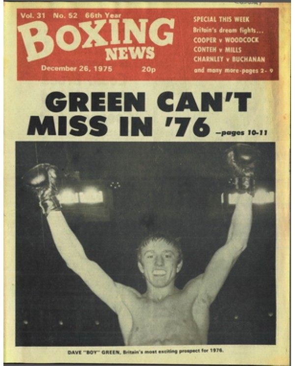 Boxing News magazine 26.12.1975 Download pdf