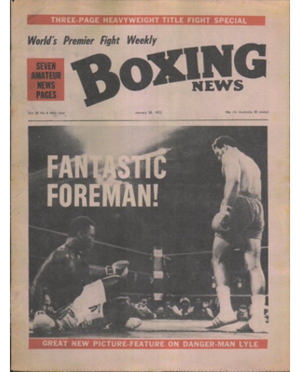 Boxing News magazine 26.1.1973  Download pdf