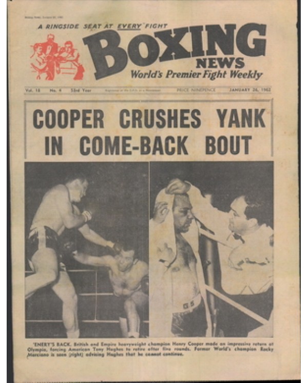 Boxing News magazine 26.1.1963  Download pdf