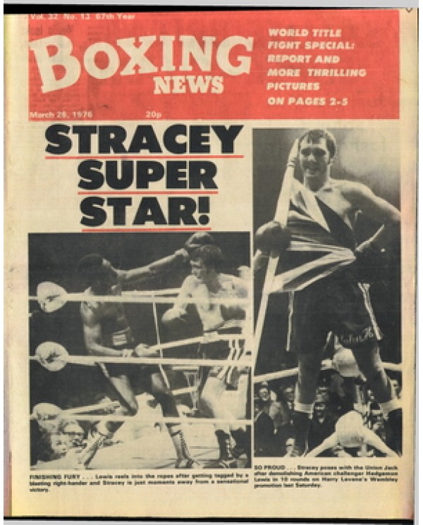 Boxing News magazine  26.3.1976 Download pdf