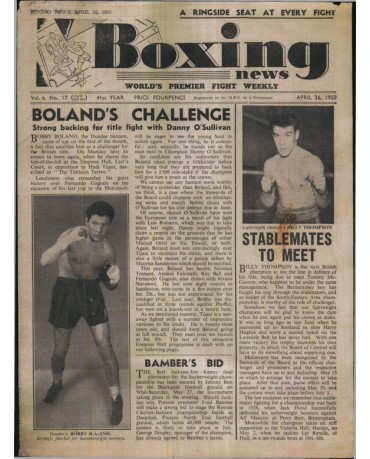 Boxing News magazine 26.4.1950 Download pdf
