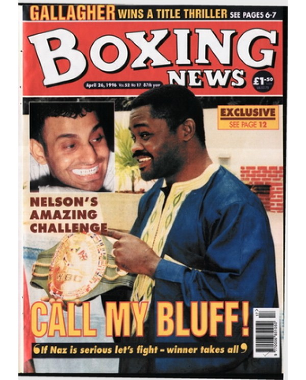 Boxing News magazine 26.4.1996 Download pdf
