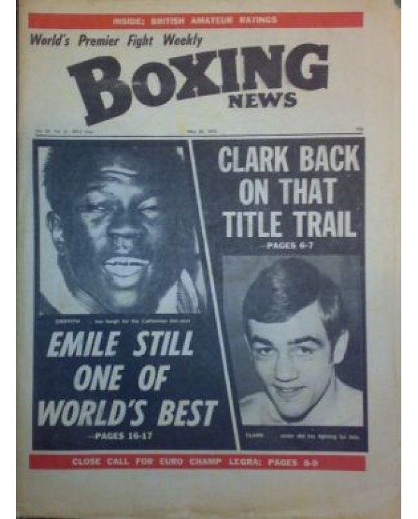 Boxing News magazine Download PDF  26.5.1972