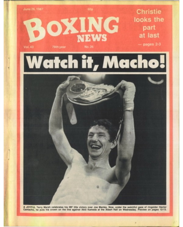 Boxing News magazine 26.6.1987 Download pdf