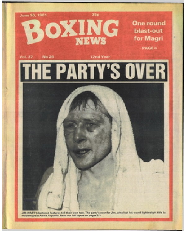 Boxing News magazine 26.6.1981 Download pdf