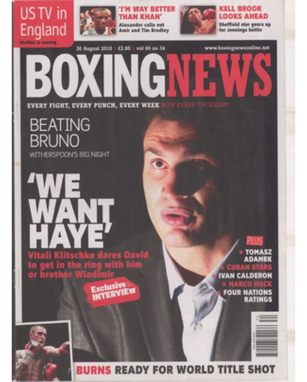 Boxing News magazine 26.8.2010 Download pdf