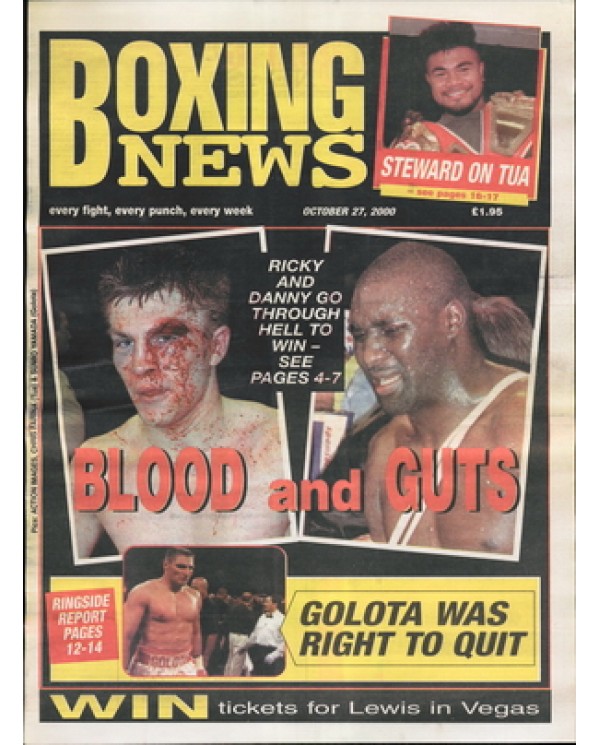 Boxing News magazine 27.10.2000 Download pdf