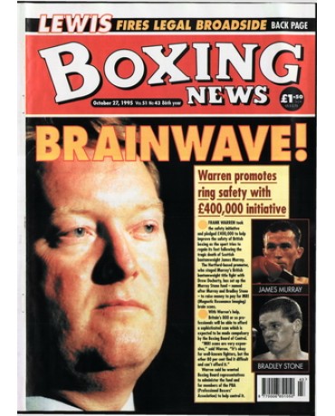 Boxing News magazine 27.10.1995 Download pdf