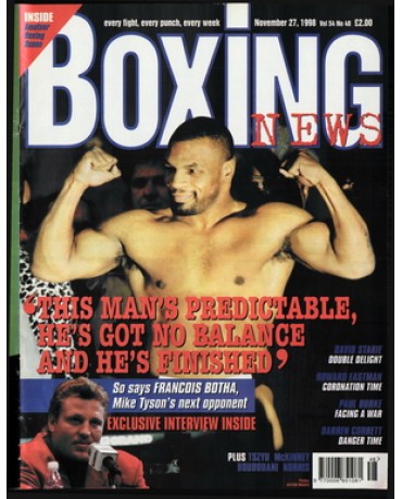 Boxing News magazine 27.11.1998 Download pdf