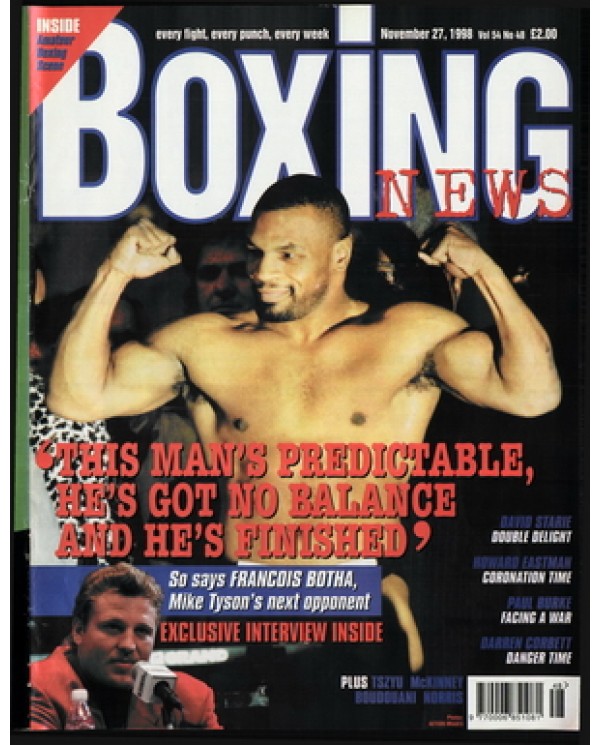 Boxing News magazine 27.11.1998 Download pdf