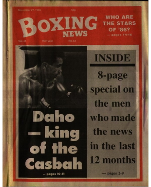 Boxing News magazine 27.12.1985 Download pdf