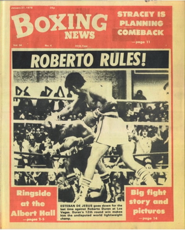 Boxing News magazine 27.1.1978 Download pdf