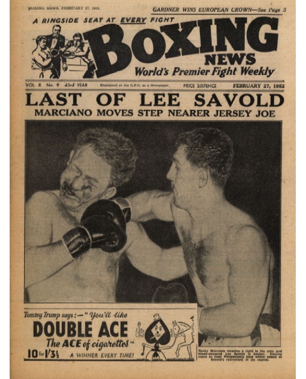 Boxing News magazine 27.2.1952 Download pdf