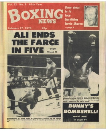 Boxing News magazine 27.2.1976 Download pdf