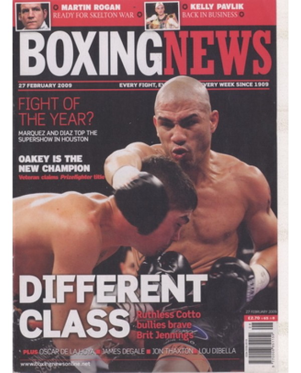 Boxing News magazine 27.2.2009  Download pdf