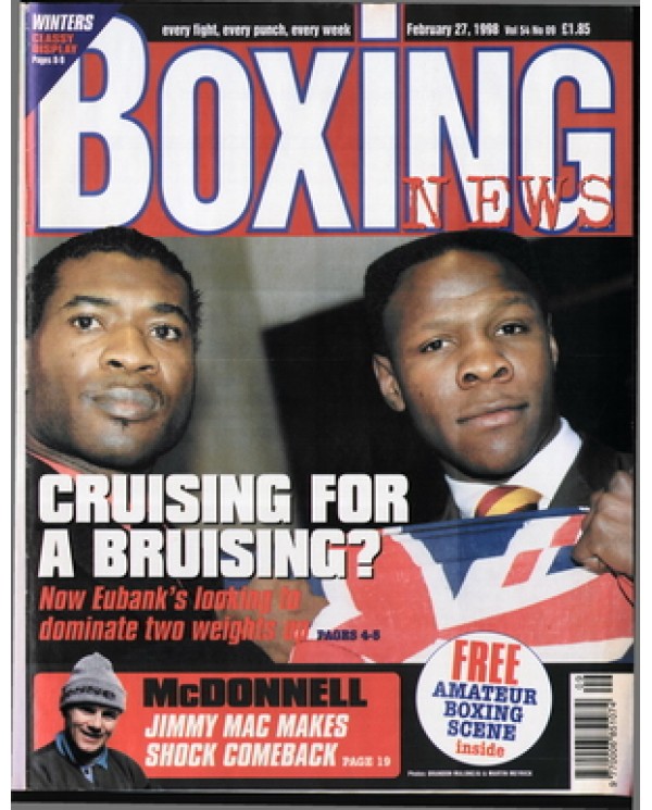 Boxing News magazine 27.2.1998 Download pdf