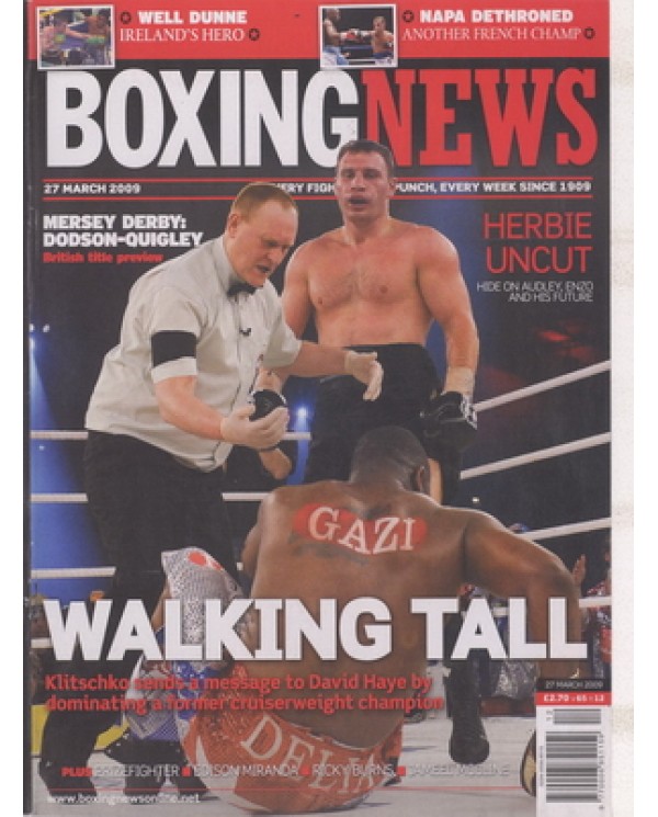 Boxing News magazine 27.3.2009  Download pdf