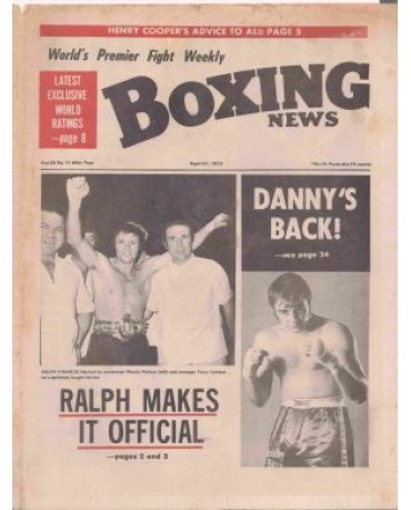 Boxing News magazine PDF 27.4.1973