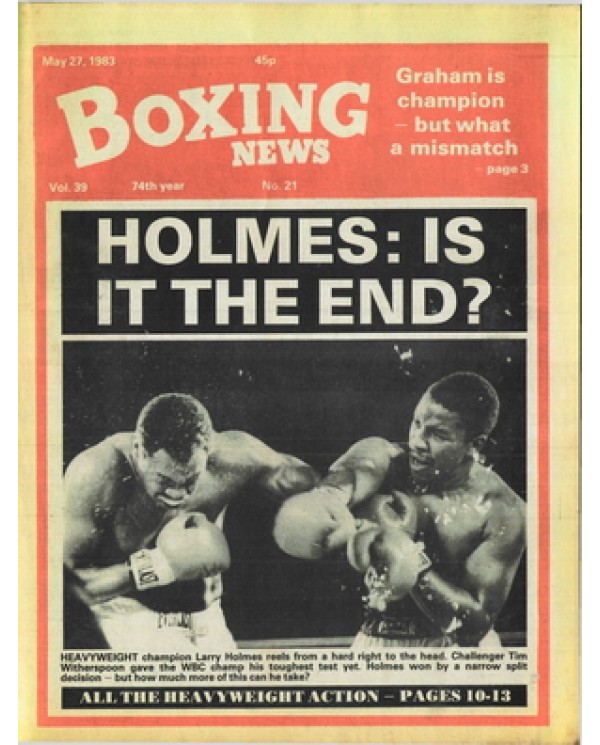 Boxing News magazine 27.5.1983 Download pdf