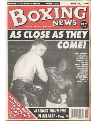 Boxing News magazine 27.5.1994 Download pdf