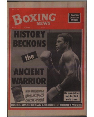 Boxing News magazine 27.7.1990 Download pdf