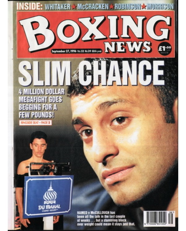 Boxing News magazine 27.9.1996 Download pdf