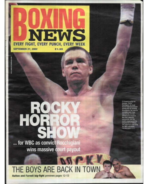 Boxing News magazine 27.9.2002 Download pdf