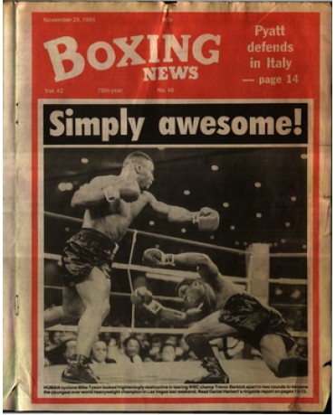 Boxing News magazine 28.11.1986 Download pdf