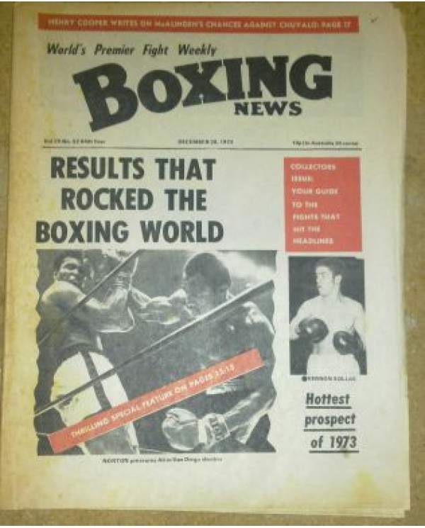 Boxing News magazine Download PDF 28.12.1973