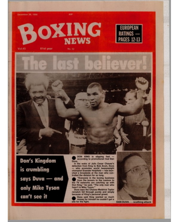 Boxing News magazine 28.12.1990 Download pdf