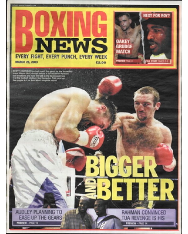 Boxing News magazine 28.3.2003 Download pdf