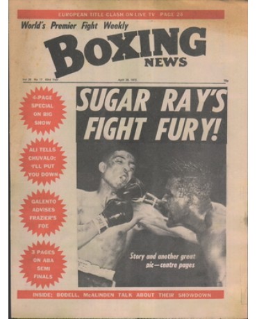 Boxing News magazine 28.4.1972  Download pdf