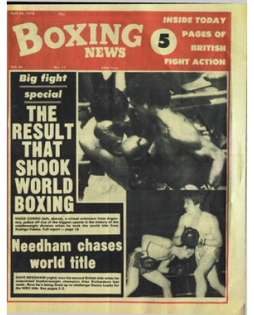Boxing News magazine 28.4.1978 Download pdf