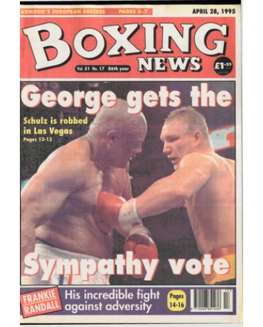 Boxing News magazine 28.4.1995 Download pdf