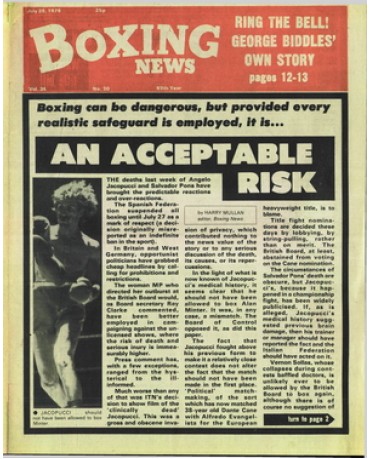 Boxing News magazine 28.7.1978 Download pdf