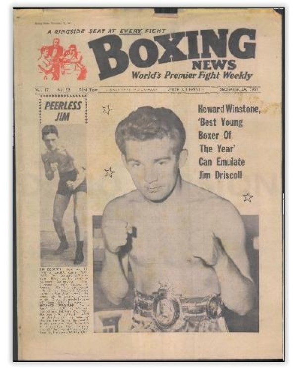 Boxing News magazine 29.12.1961 Download pdf