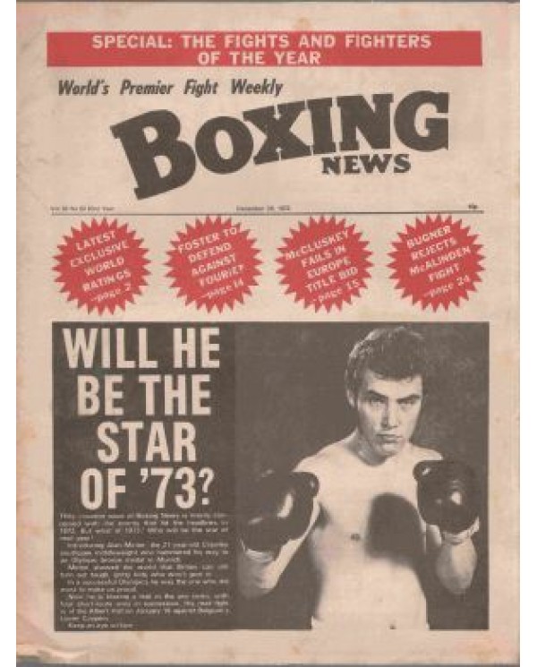 Boxing News magazine Download PDF 29.12.1972